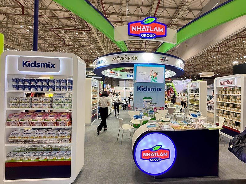 gian hàng tại Nhất Lâm